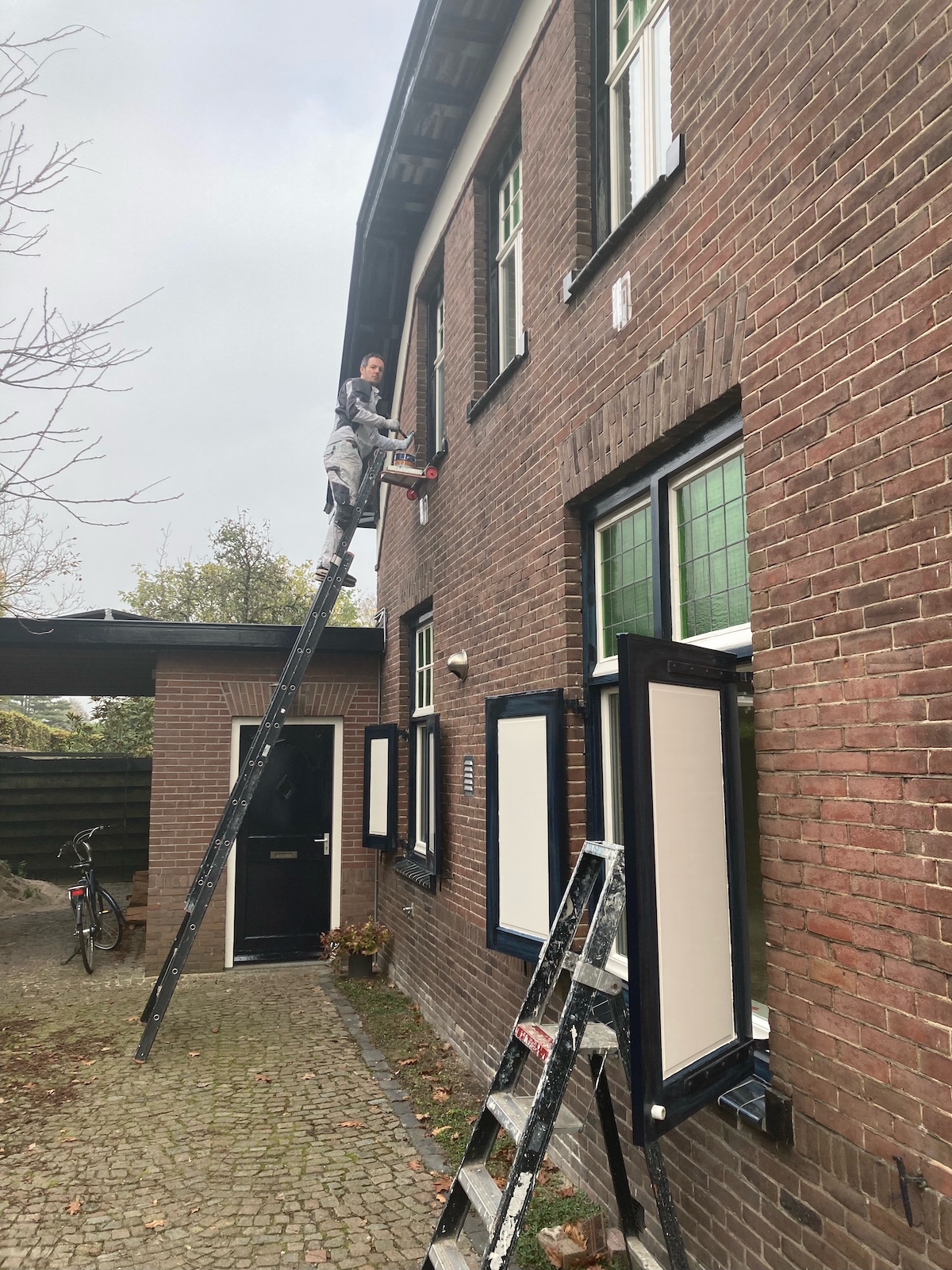 Zijgevel authentieke woning